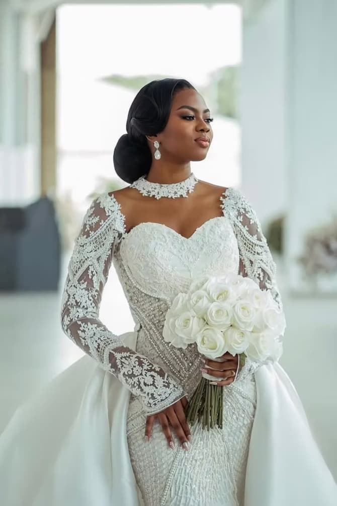 Look 4 — bespoke couture gown by The Feyi Agbaje