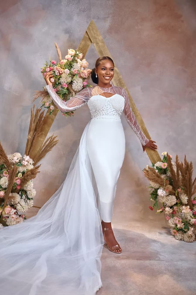 Look 5 — bespoke couture gown by The Feyi Agbaje