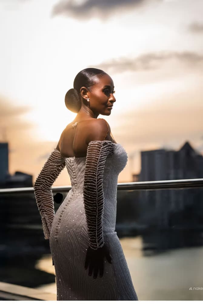 Look 8 — bespoke couture gown by The Feyi Agbaje